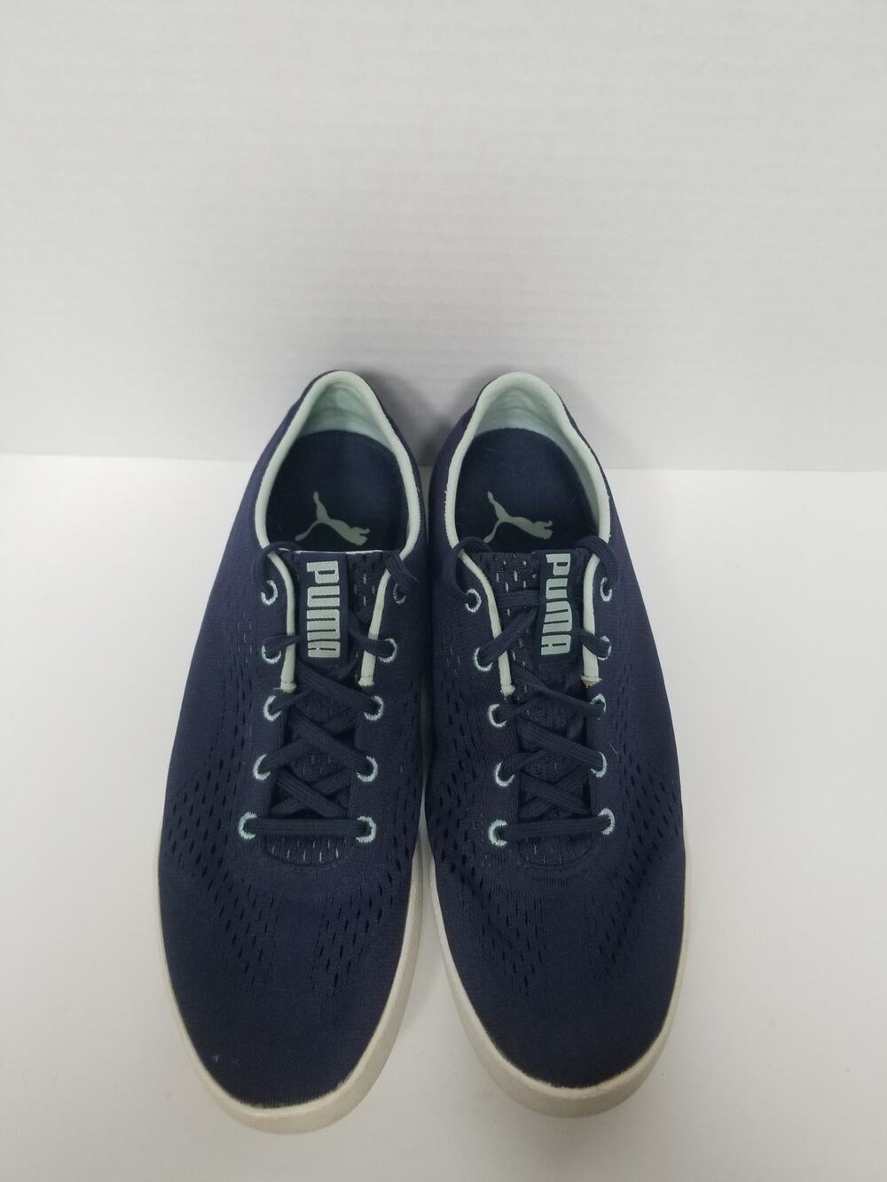 Puma Golf Women's Monolite Cat Engineered Mesh Golf Shoe Blue Size 9